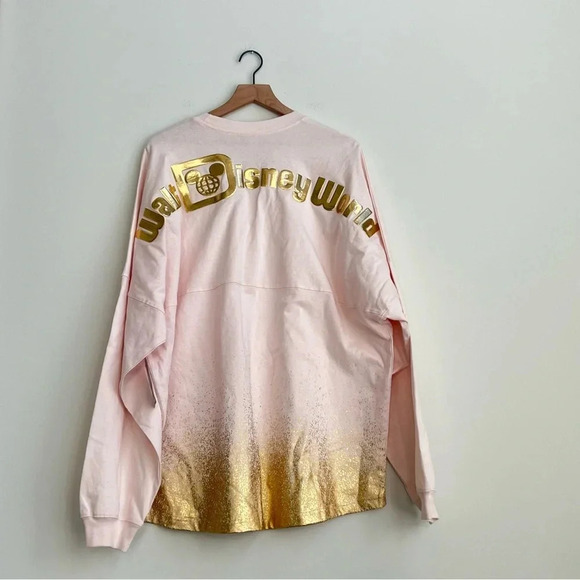 NEW 2021 Disney World Parks New Year’s Eve Champagne Pink Gold Spirit Jersey XXL - Picture 12 of 16